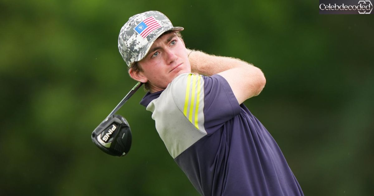Former junior golf star Nick Dunlap playing competitive amateur golf in Alabama