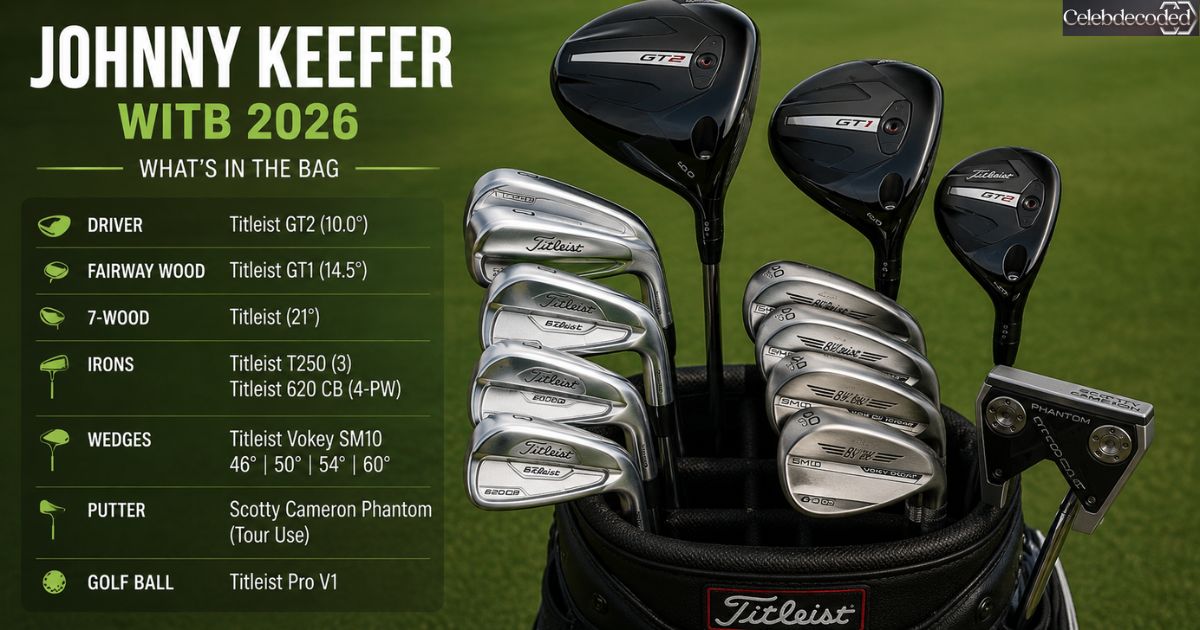 Johnny Keefer WITB 2026