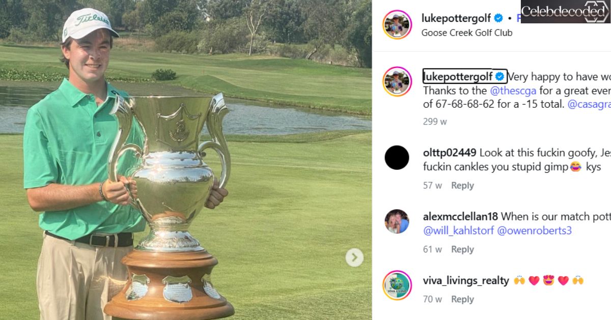 Luke Potter, #1 junior golfer in the 2022 class and earned California Freshman Athlete of the Year honors