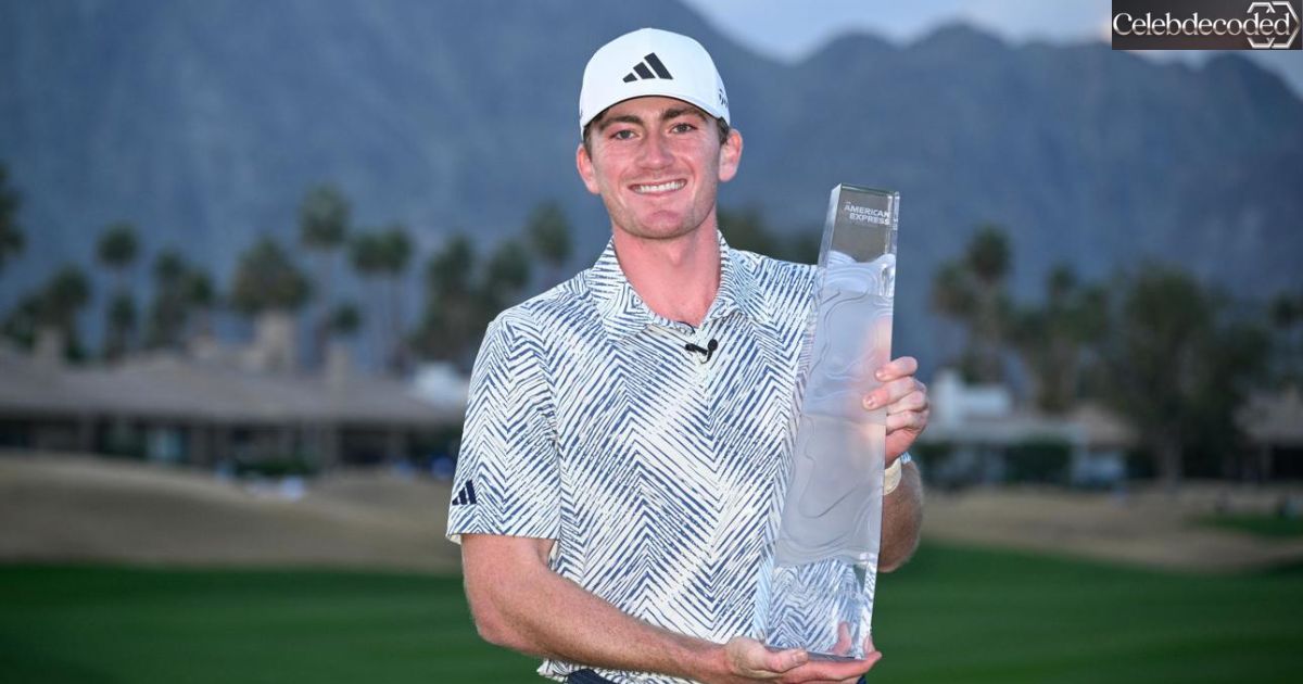 Nick Dunlap during a PGA TOUR event in 2026 after his historic rise from amateur champion to professional golf star