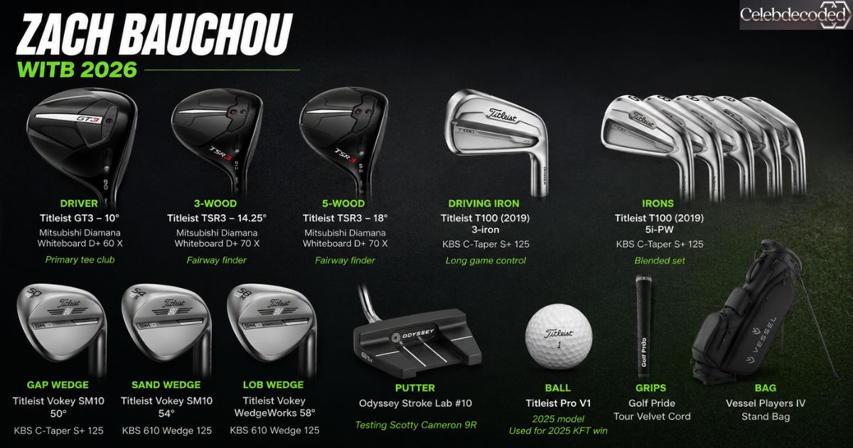 Zach Bauchou WITB 2026