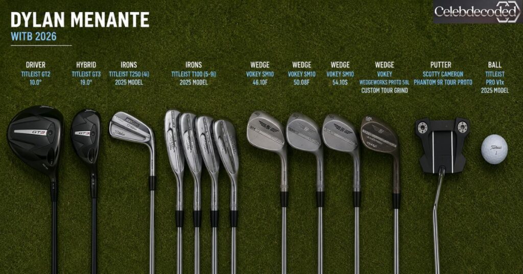Dylan Menante WITB 2026