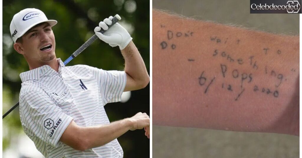 Sam Bennett, Texas Golfer’s & “Don’t Wait” Tattoo
