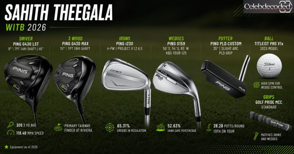 Sahith Theegala WITB 2026
