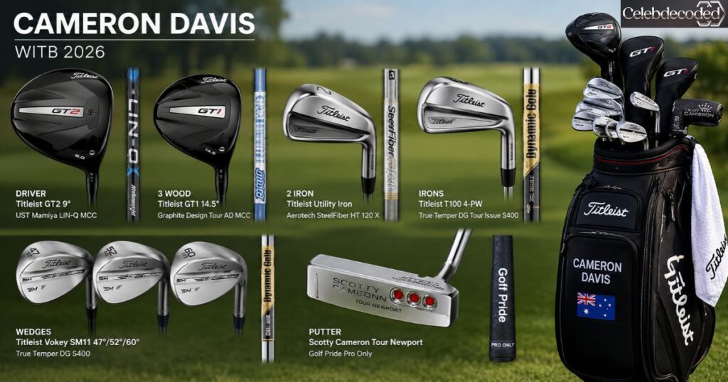 Cameron Davis WITB 2026